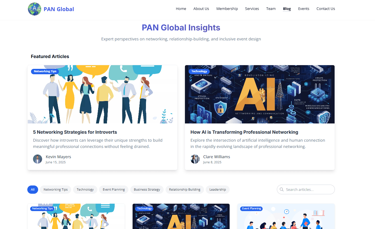 PAN Global Insights